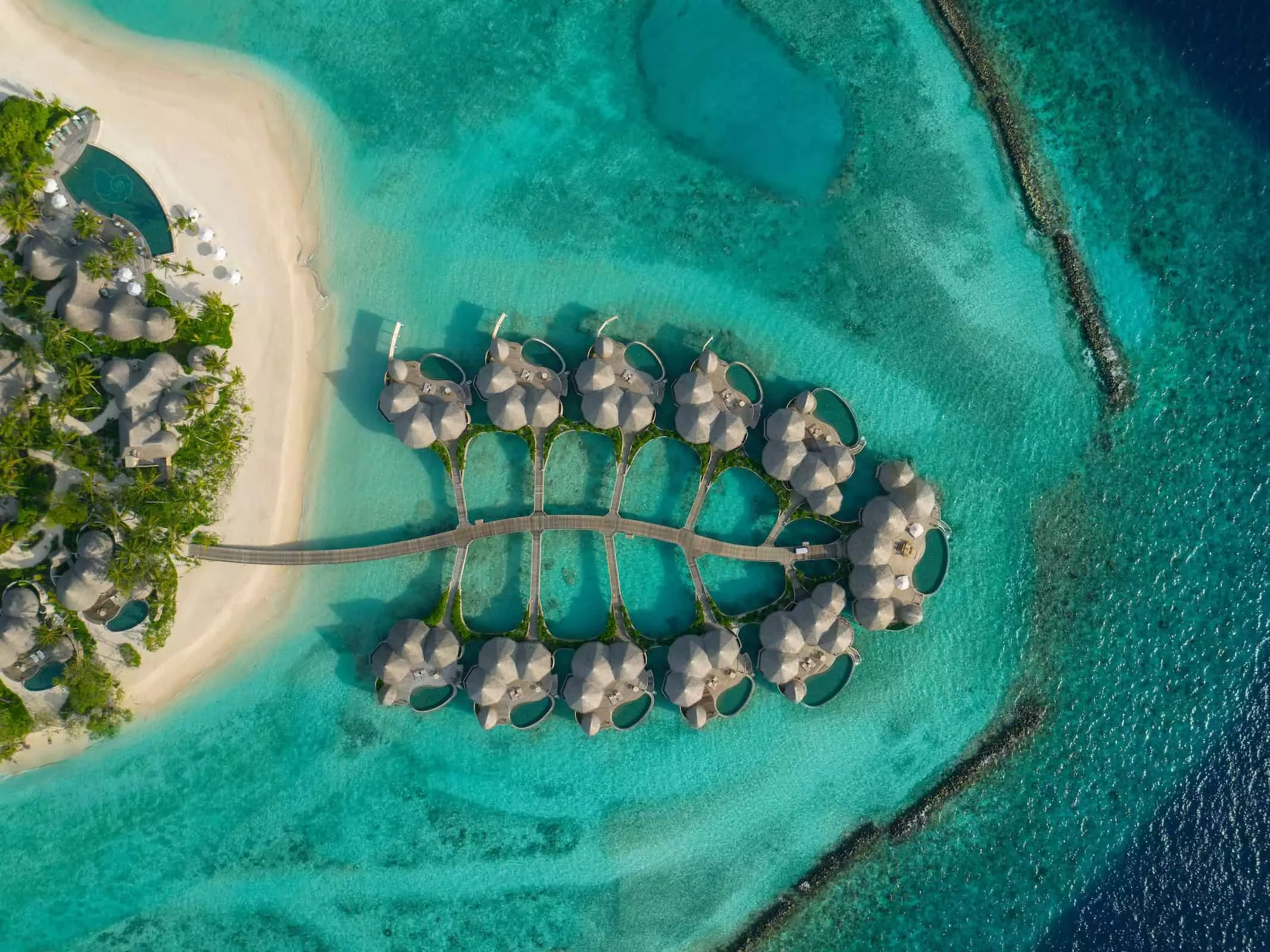 The Nautilus Maldives von oben (c) The Nautilus Maldives