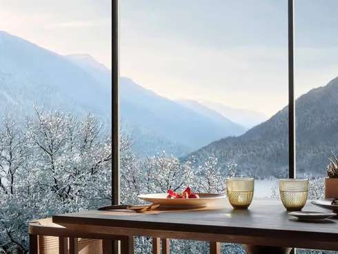 Ristorante Dolomia (c) Lefay Resort & SPA Dolomiti